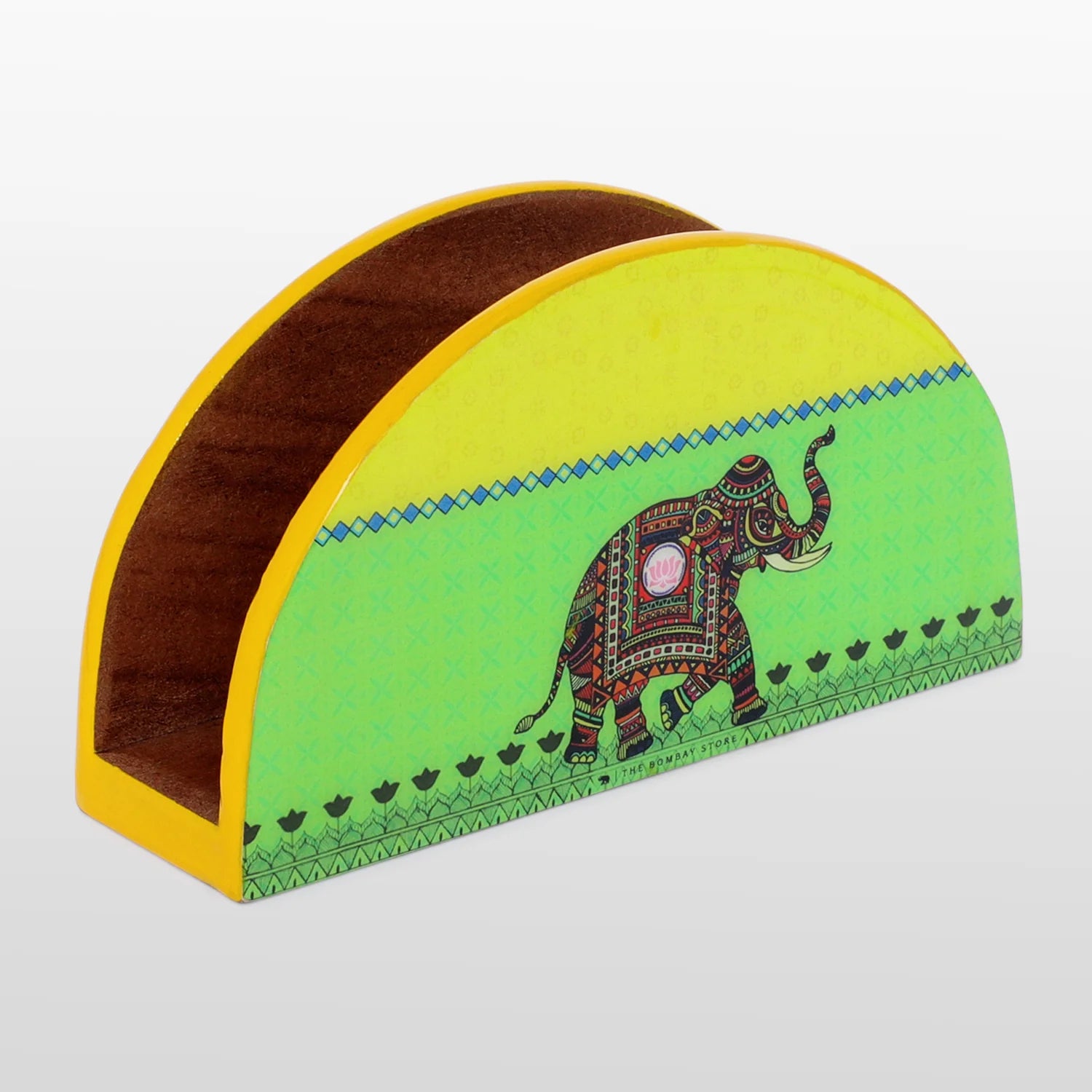 Signature Napkin Holder (Yellow & Green)