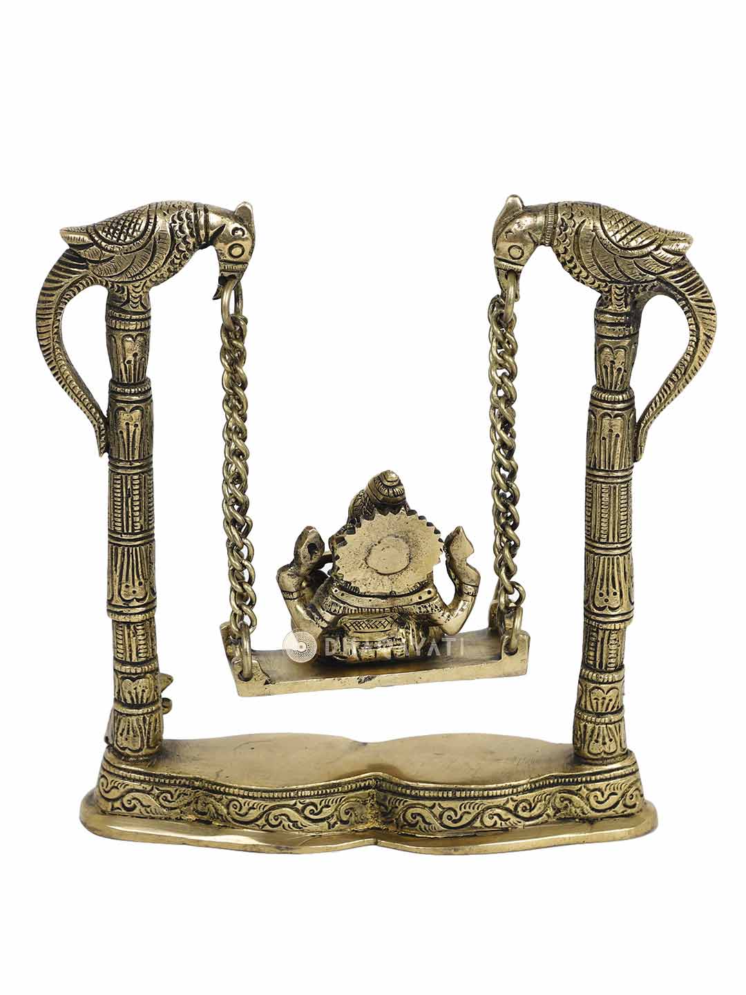 Ganesh Jhula Decorative Brass Figurine