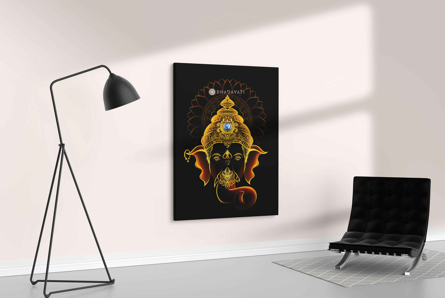 The Remover of Obstacles: Lord Ganesha - Canvas Art