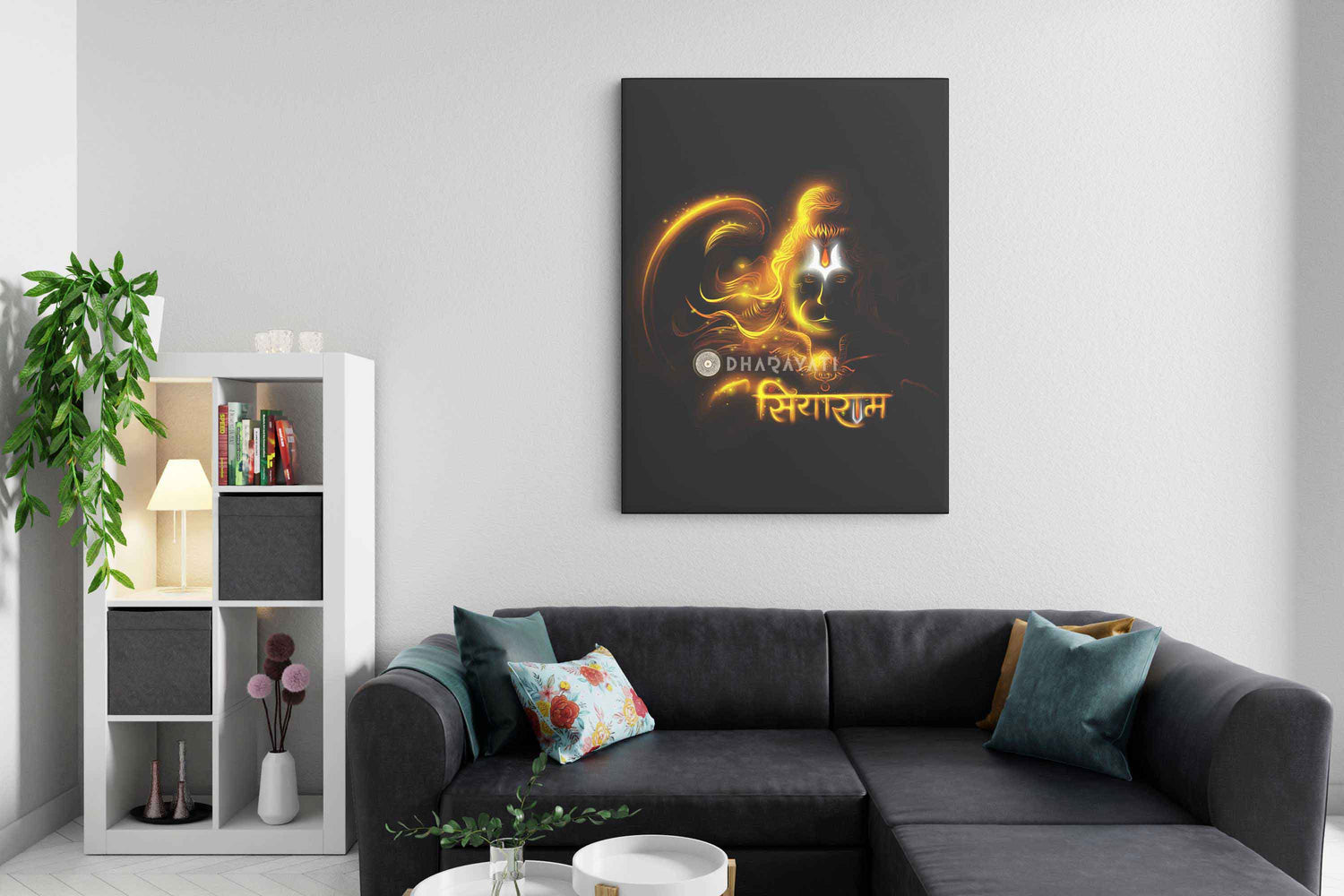 The Mighty Hanuman: Devotion Incarnate - Canvas Art