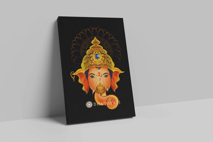 The Remover of Obstacles: Lord Ganesha - Canvas Art