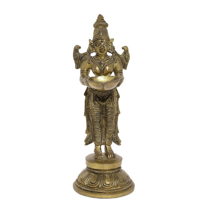 Brass Deep Laxmi Small 8 in