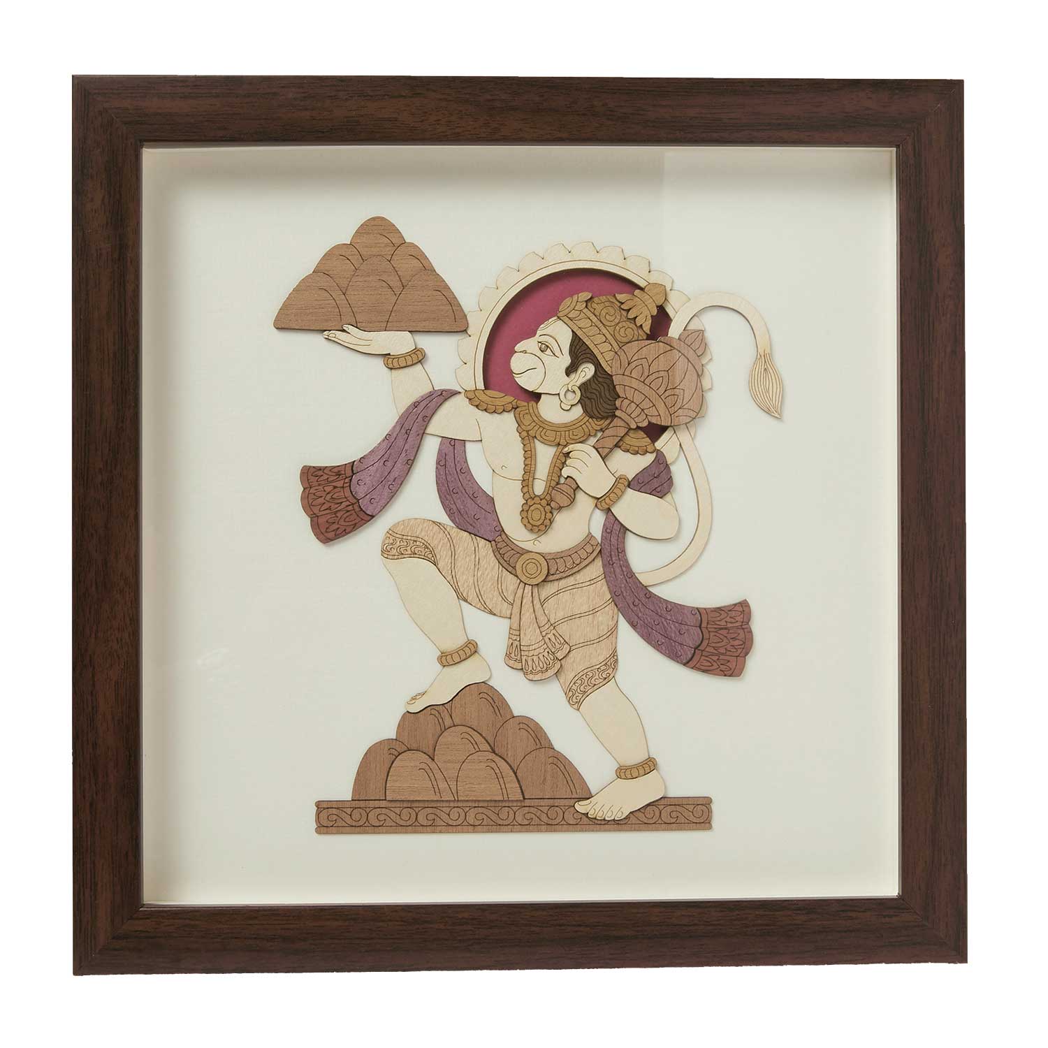 Hanumanji Wood Art Frame