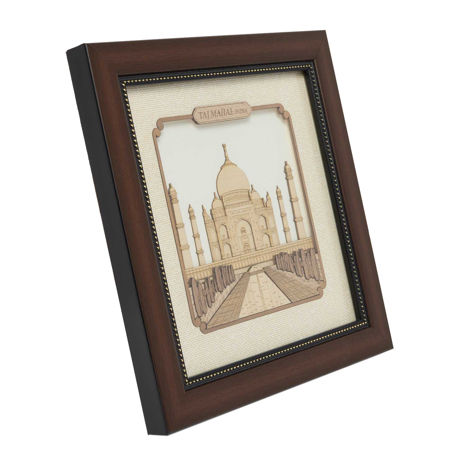 Taj Mahal Wood Art Frame