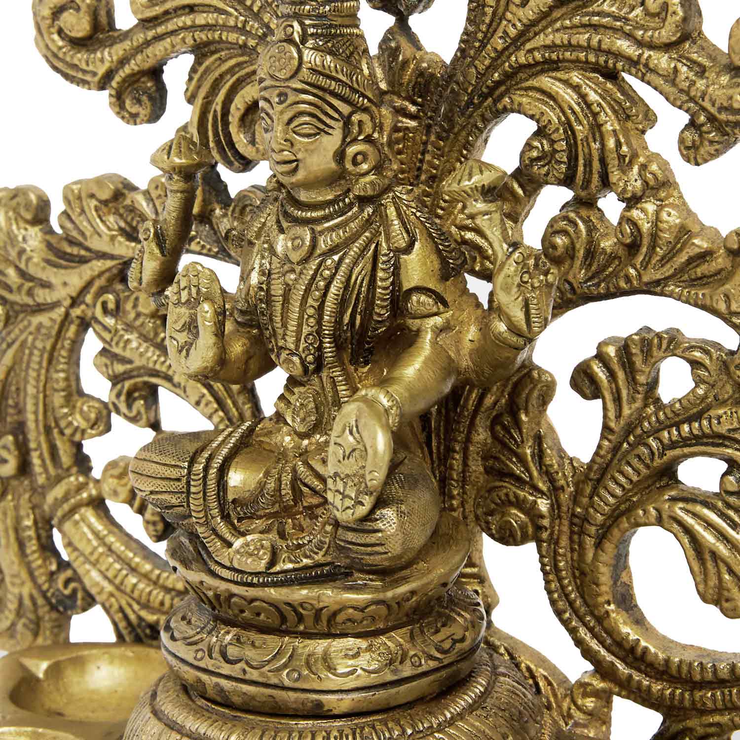 Brass Laxmi Jaali Deepak