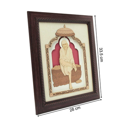 Saibaba Wood Art Frame