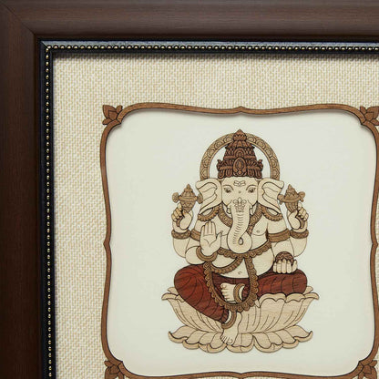 Ganpati Wood Art Frame