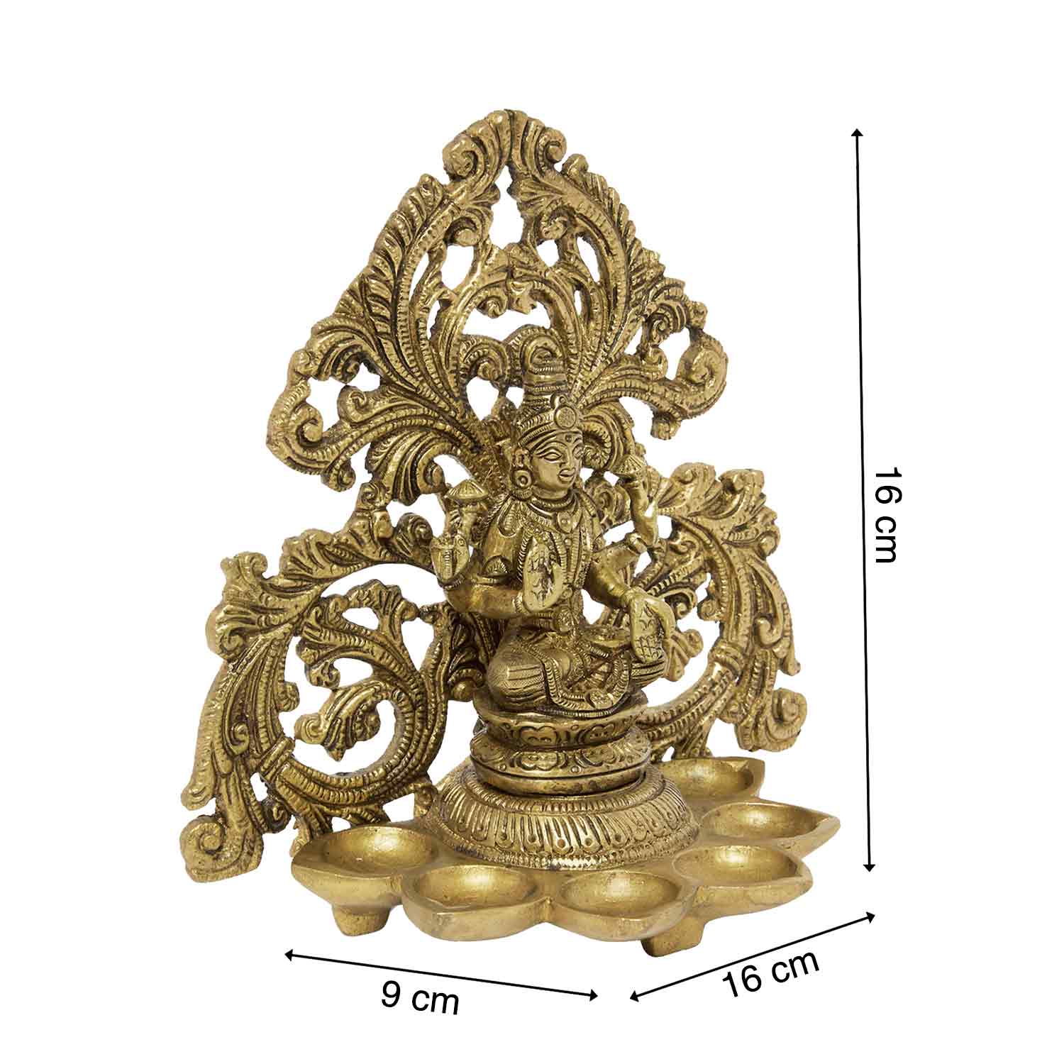 Brass Laxmi Jaali Deepak