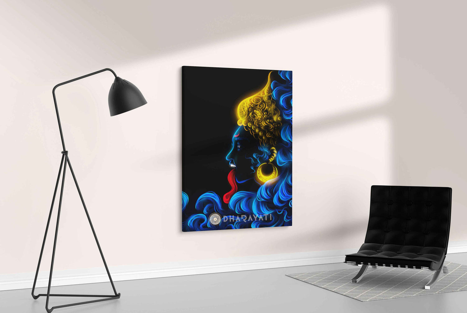 Fierce Divine Mother: Kali Maa - The Embodiment of Power and Transformation | Canvas Art