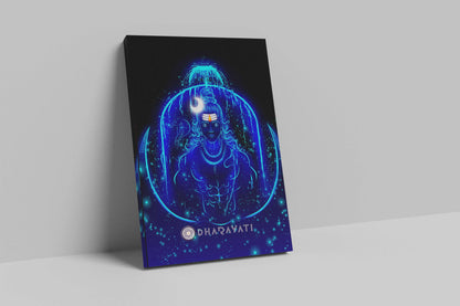 Shiva Mahadev Canvas Art - A Sacred Tribute to the Supreme Lord of Creation and Destruction