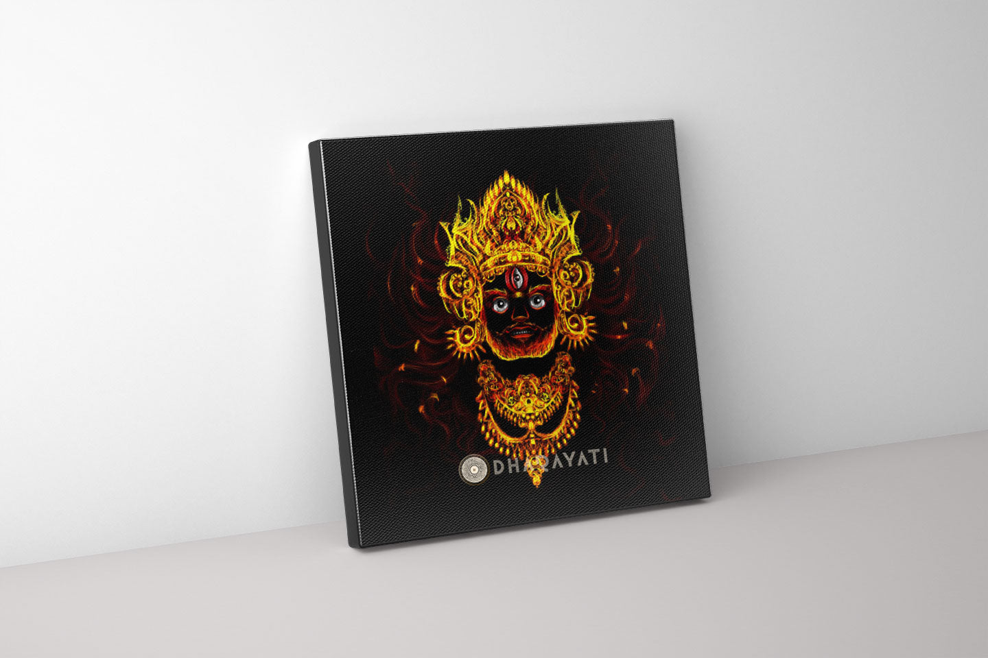 The Fierce Protector: Shri Kalbhairav - Dynamic Canvas Art