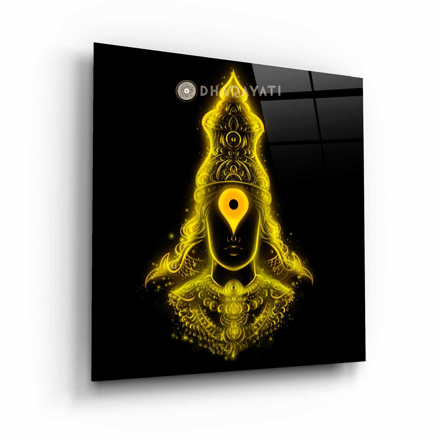 Vitthal Mauli Glass Wall Art - Embrace the Sacred Aura