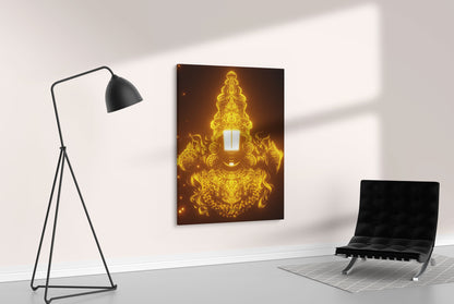 Divine Grace: Lord Venkateshwara Swamy - The Supreme Lord of Wealth and Devotion | Canvas Art