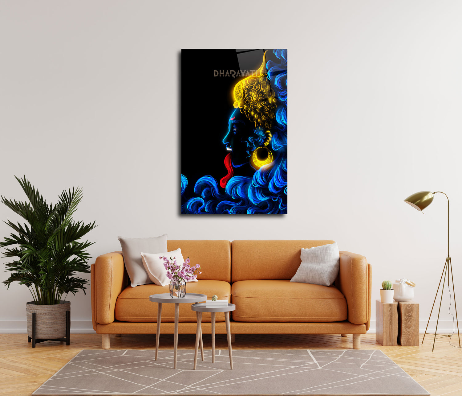 Devi Glass Wall Art - Embrace the Divine Energy