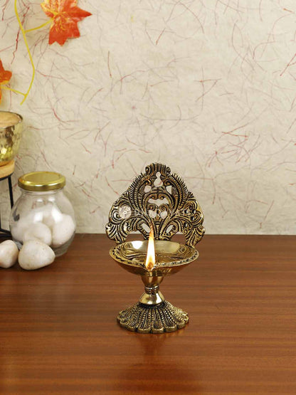 Fancy Brass Diya