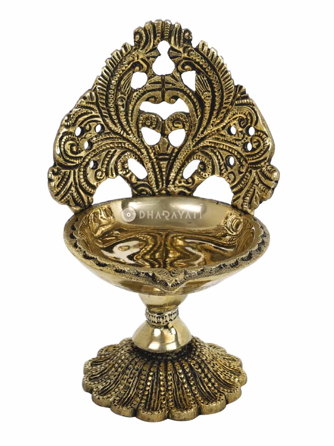 Fancy Brass Diya