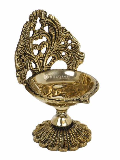 Fancy Brass Diya