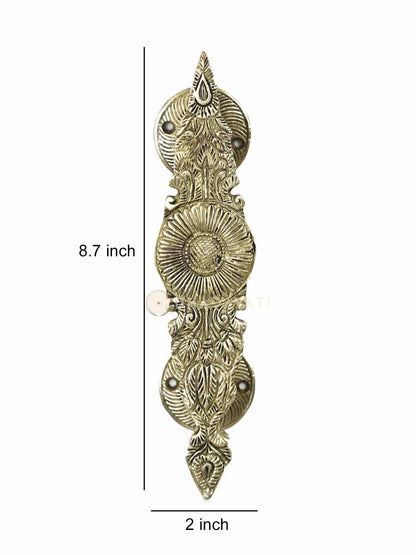 Antique Door Handle Decorative Brass