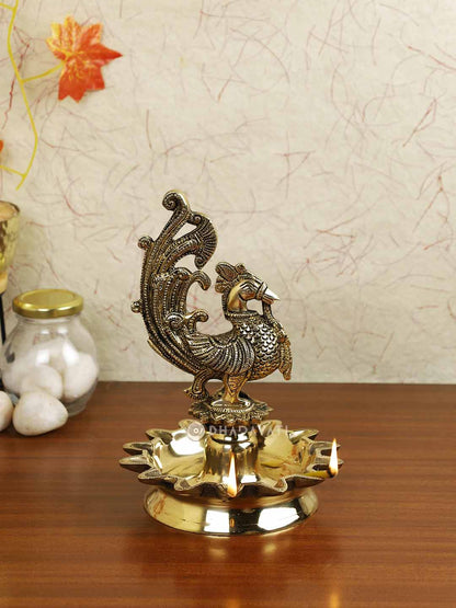 Brass Diya Pooja Decor