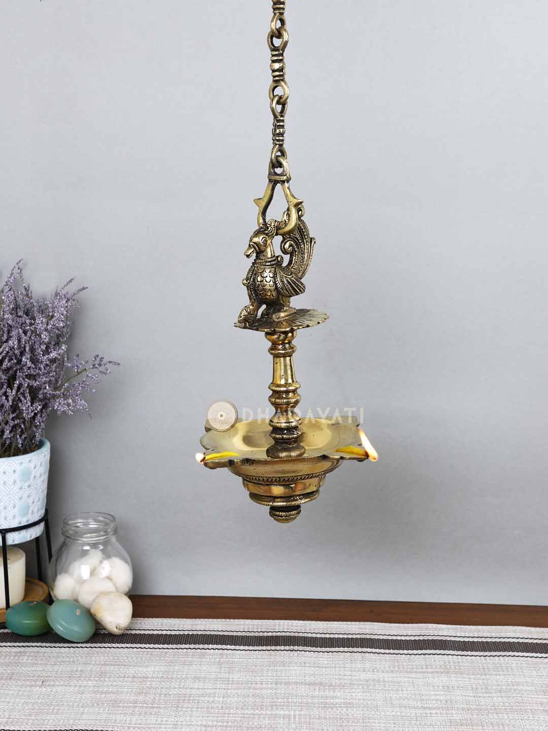 Bird Hanging Lamp Diya