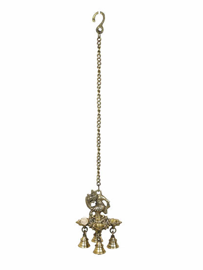 Bird Chain Hanging Lamp With Bells