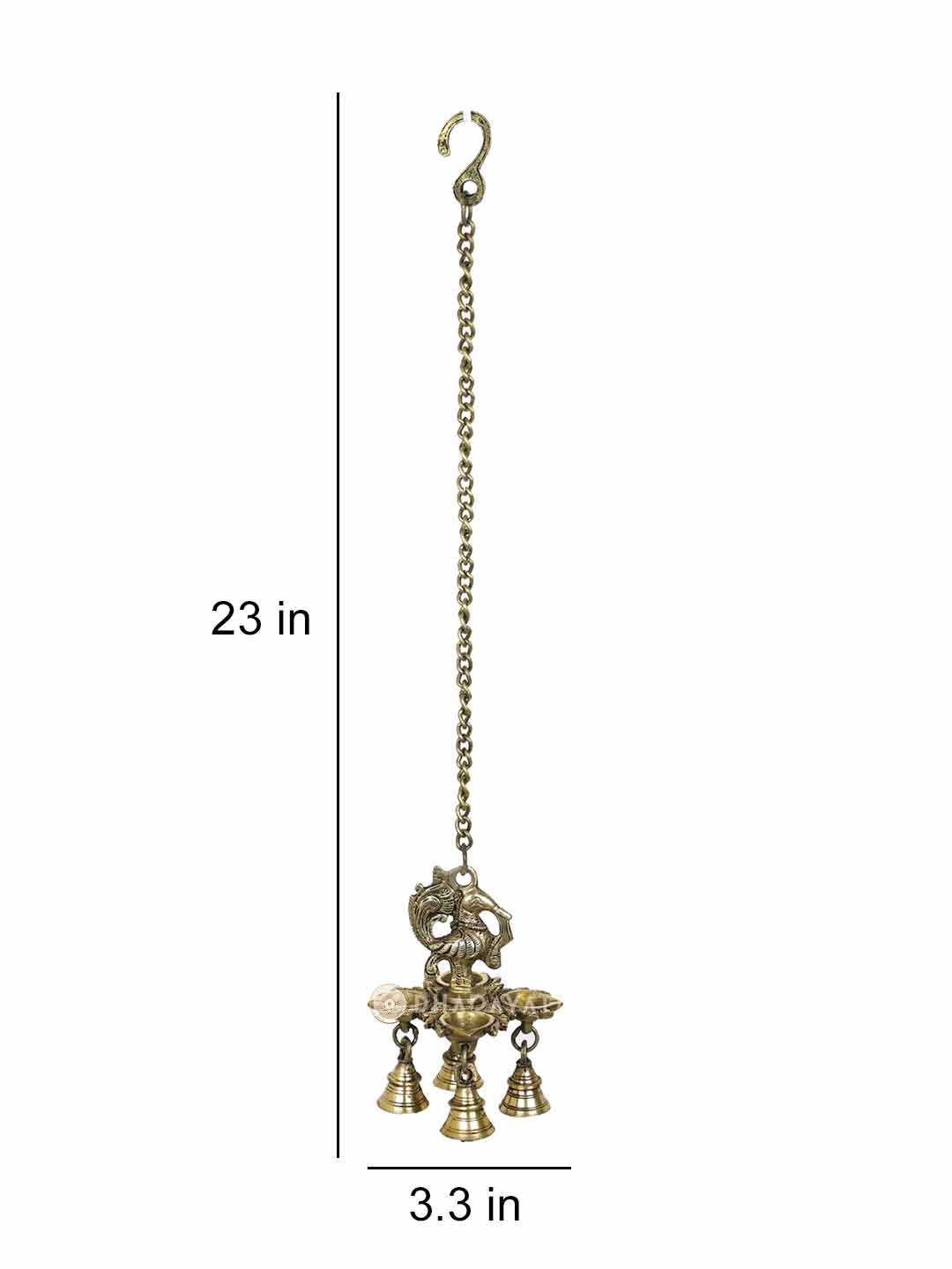 Bird Chain Hanging Lamp With Bells