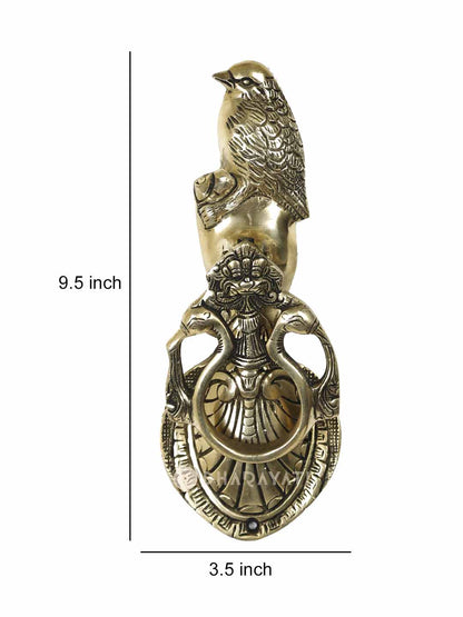 Bird Design Door Knocker Decorative Brass