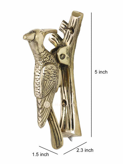 Bird Design Door Knocker Decorative Brass