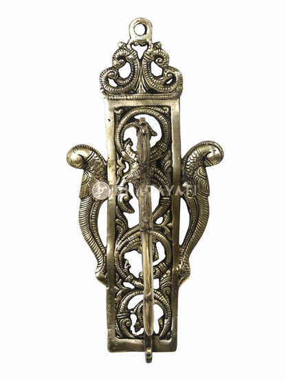 Bird Design Wall Hanger Decorative Brass