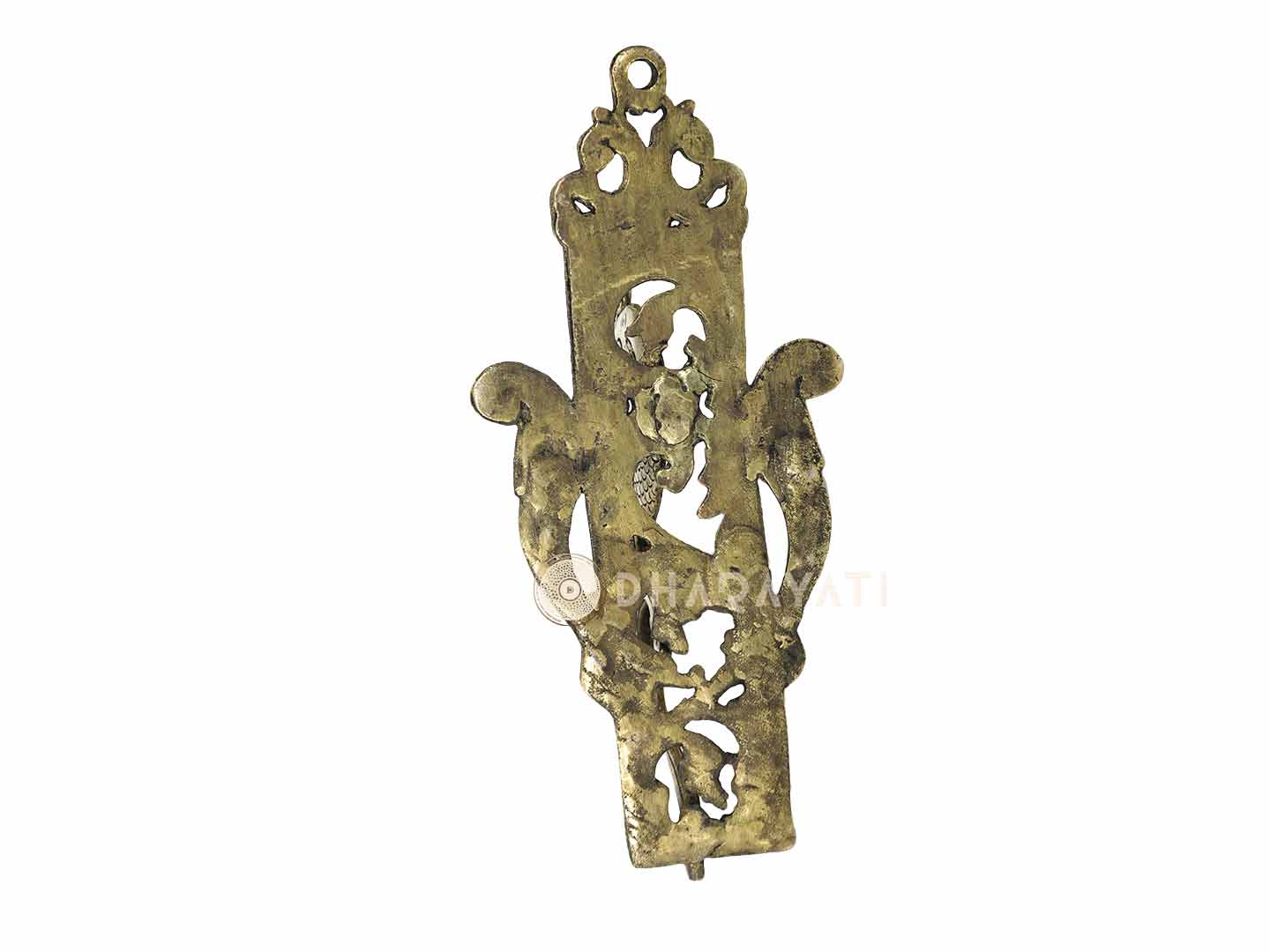 Bird Design Wall Hanger Decorative Brass