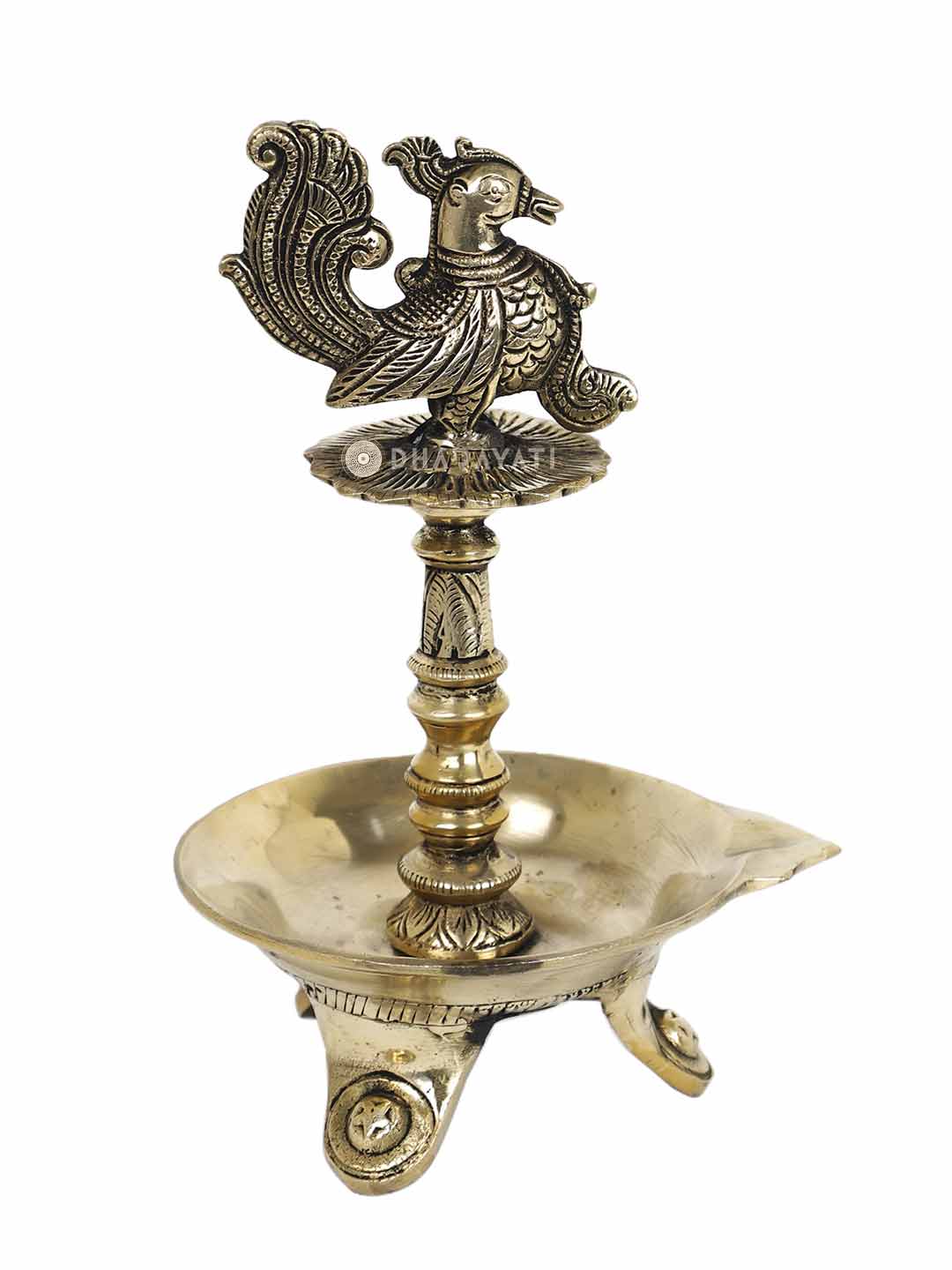 Bird Lamp Diya 3 Legs