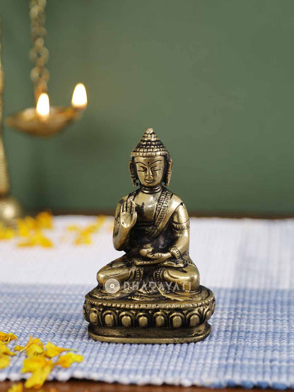 Buddha Decorative Brass Figurine