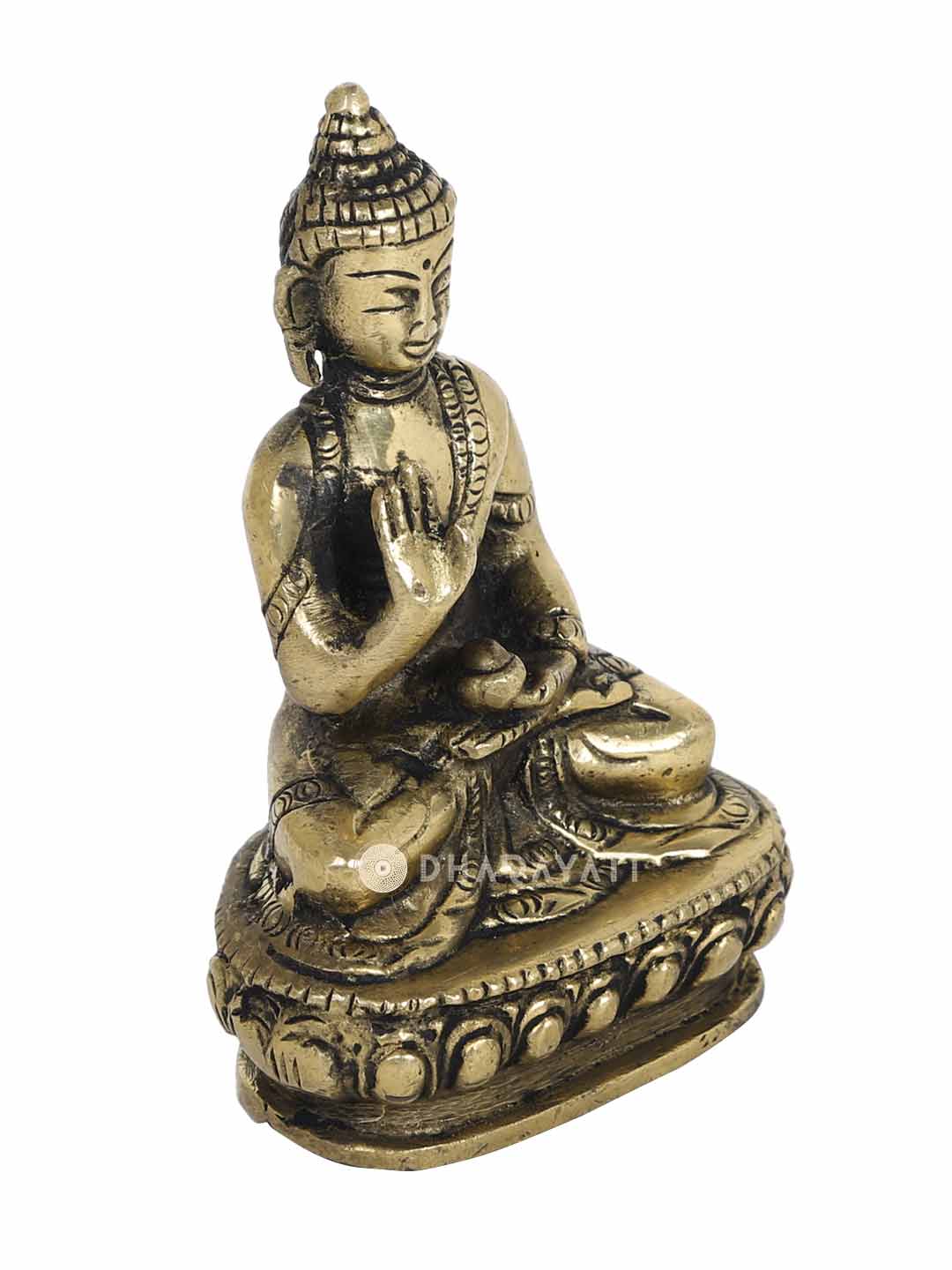 Buddha Decorative Brass Figurine