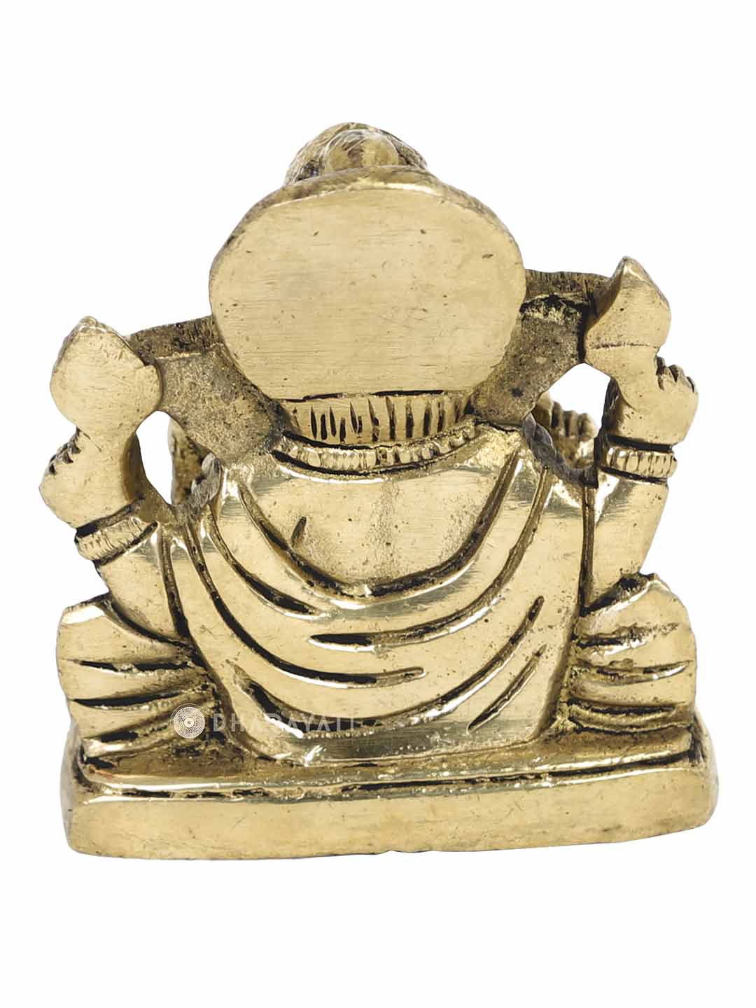 Brass Ganesh Figurine 4 Hands Decorative