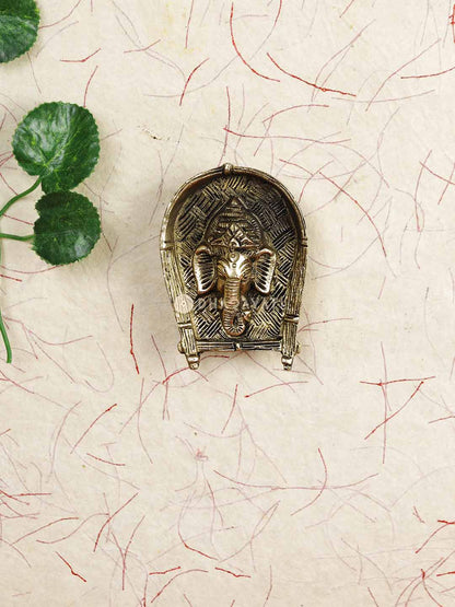 Ganesh Wall Hanging Decorative Brass Figurine