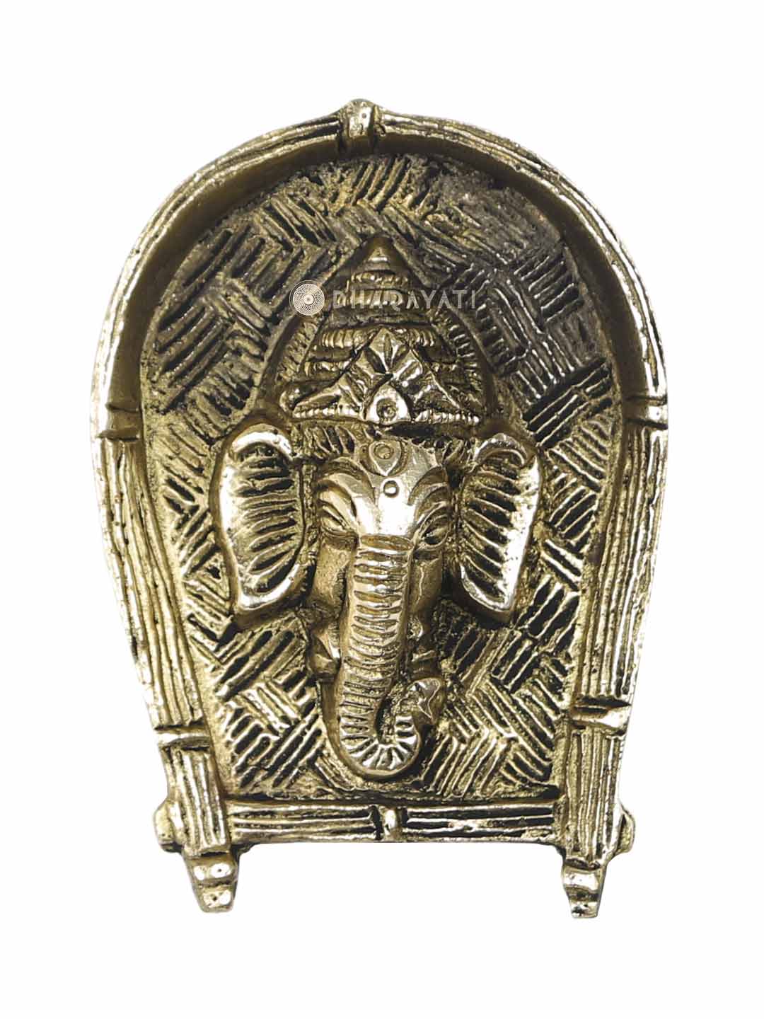 Ganesh Wall Hanging Decorative Brass Figurine