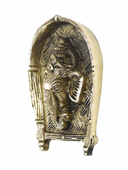 Ganesh Wall Hanging Decorative Brass Figurine