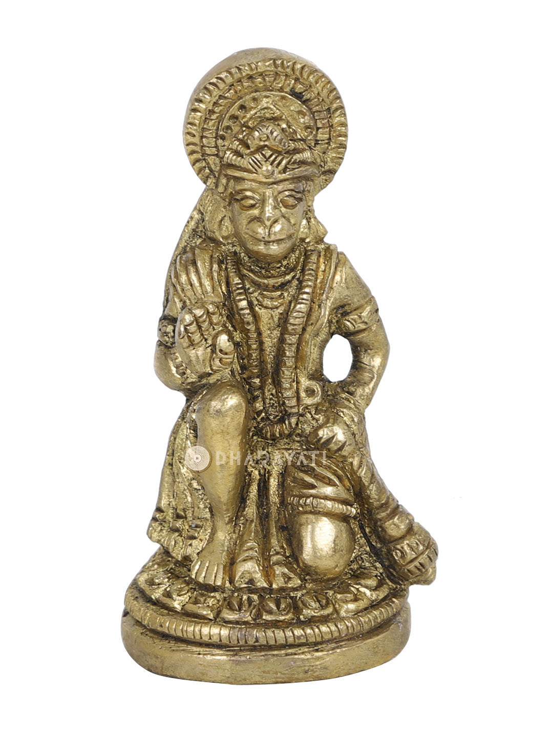 Brass Hanuman Small Idol