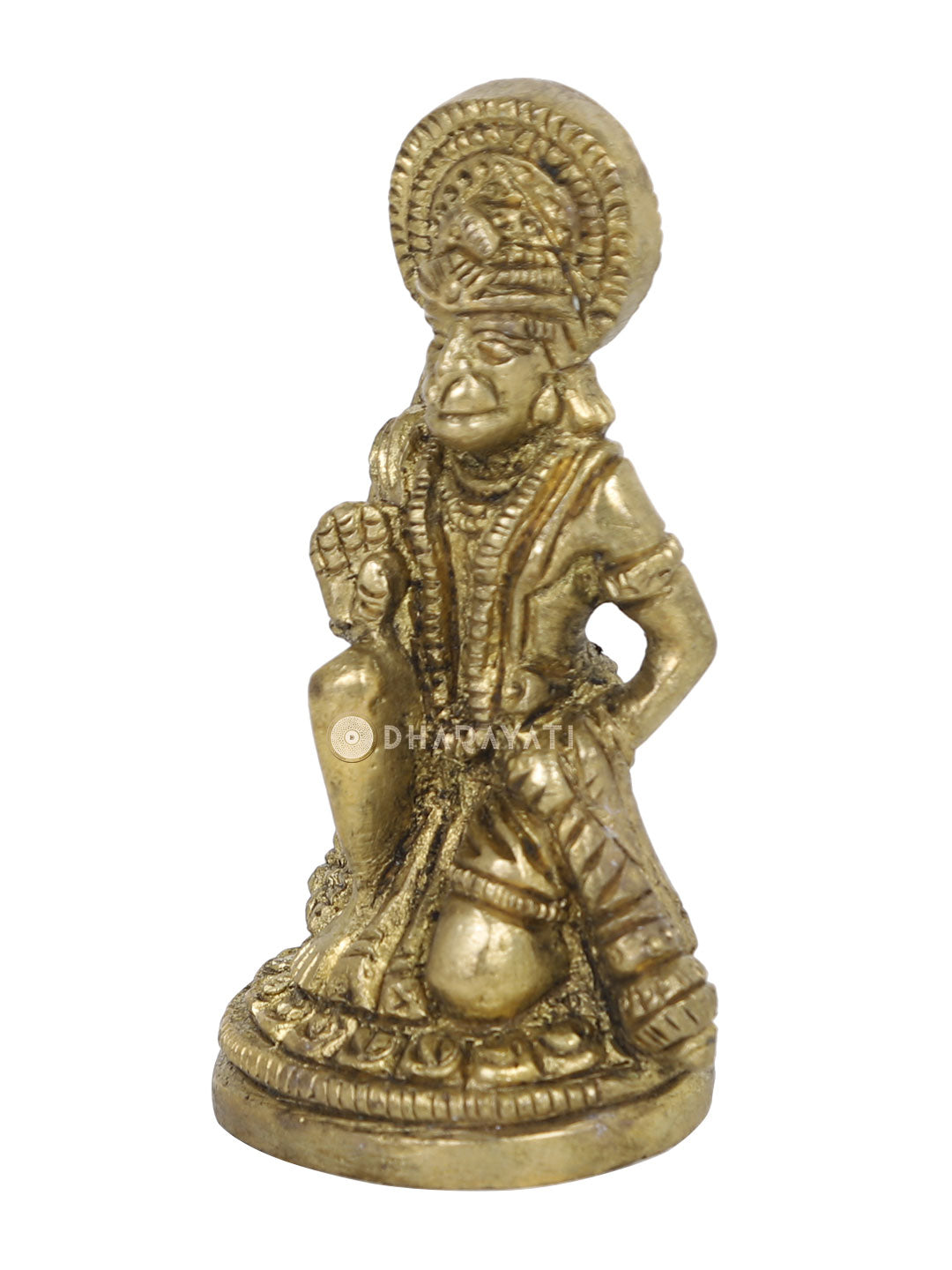 Brass Hanuman Small Idol