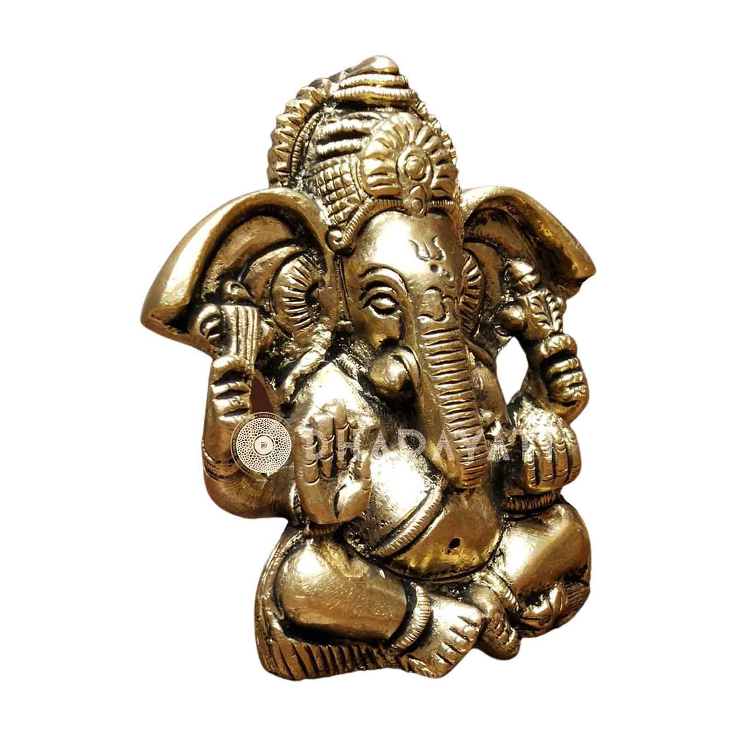 Brass Ganesha With Large Ears