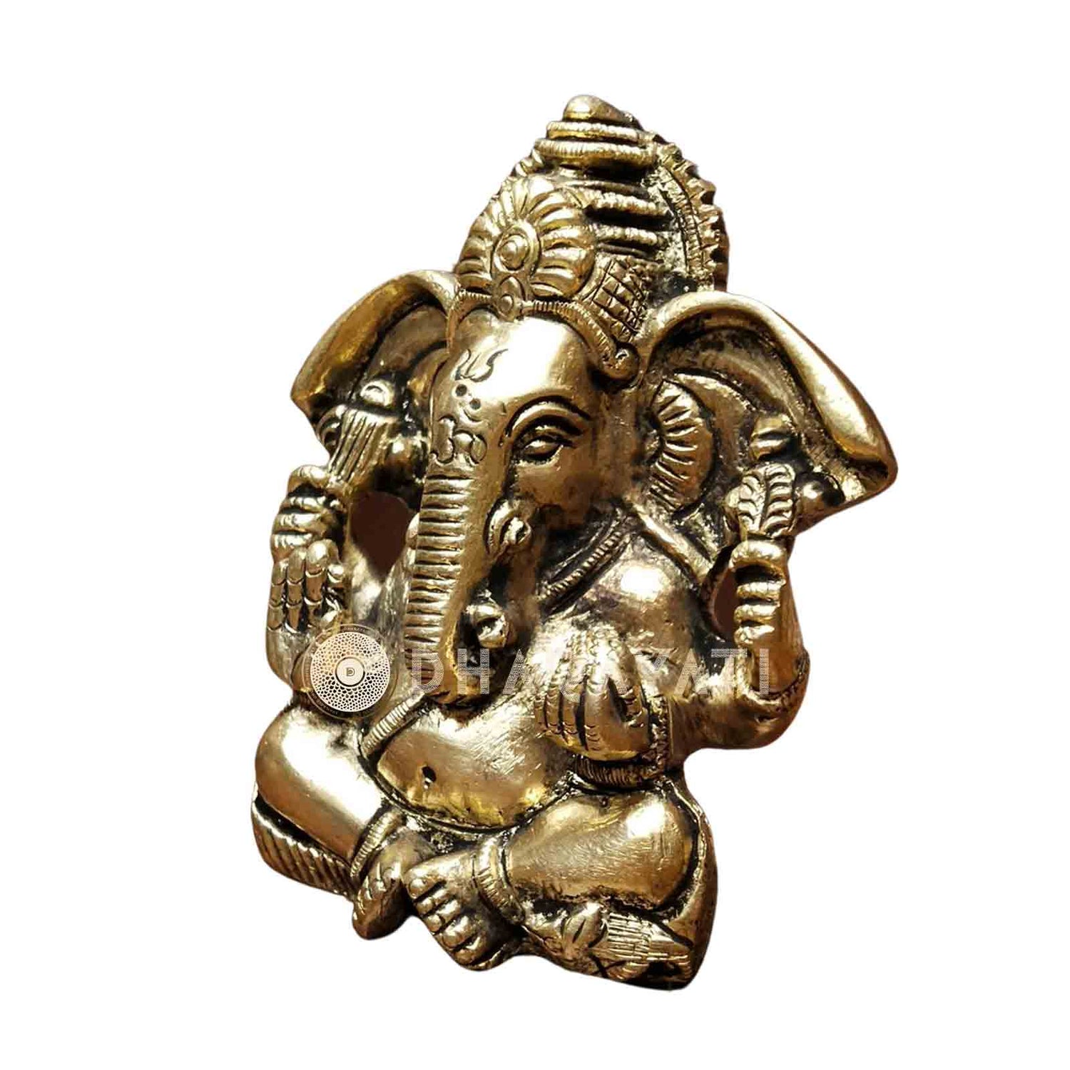 Brass Ganesha With Large Ears