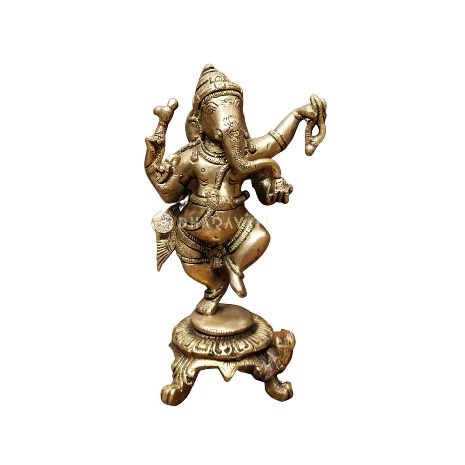 Brass Dancing Ganesha