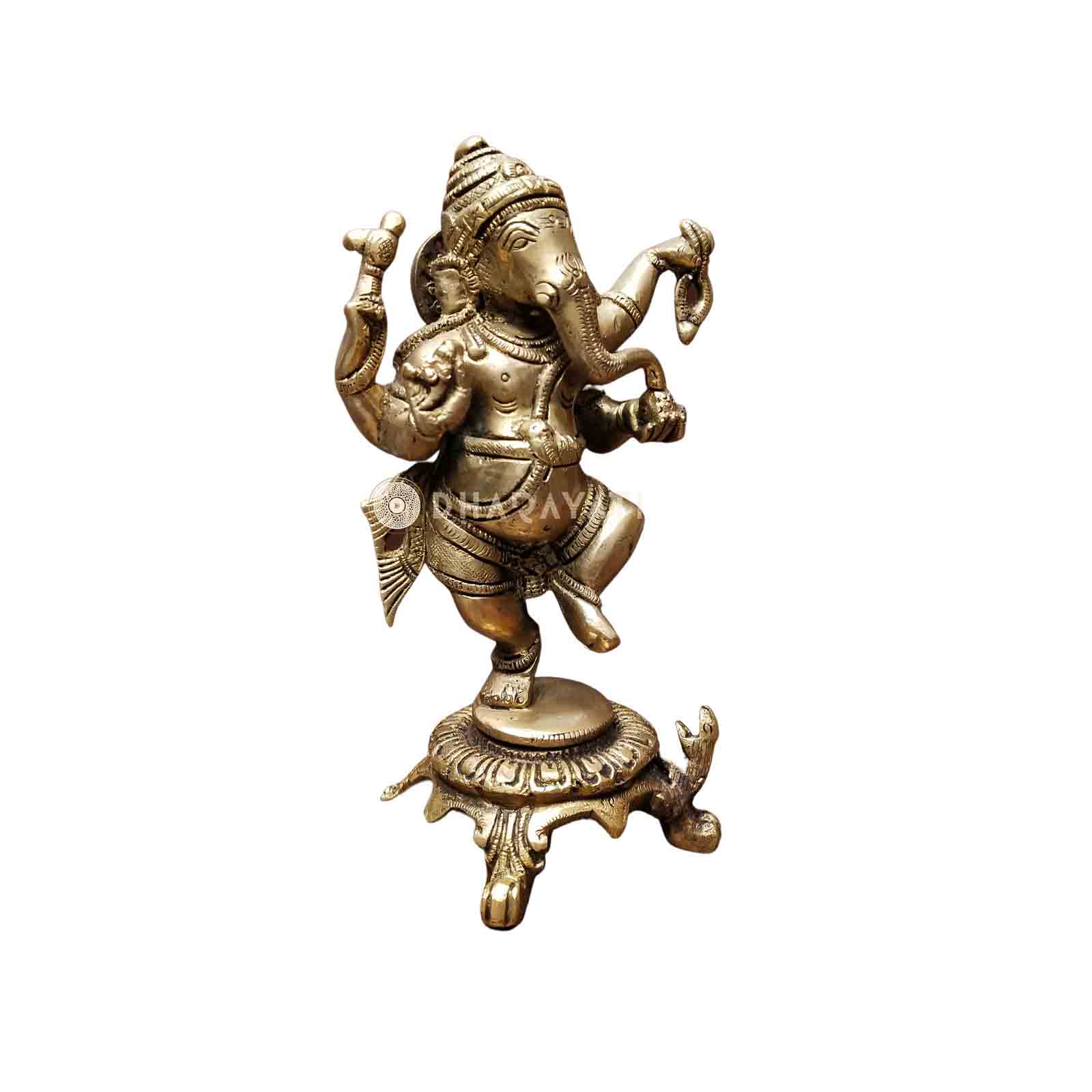 Brass Dancing Ganesha