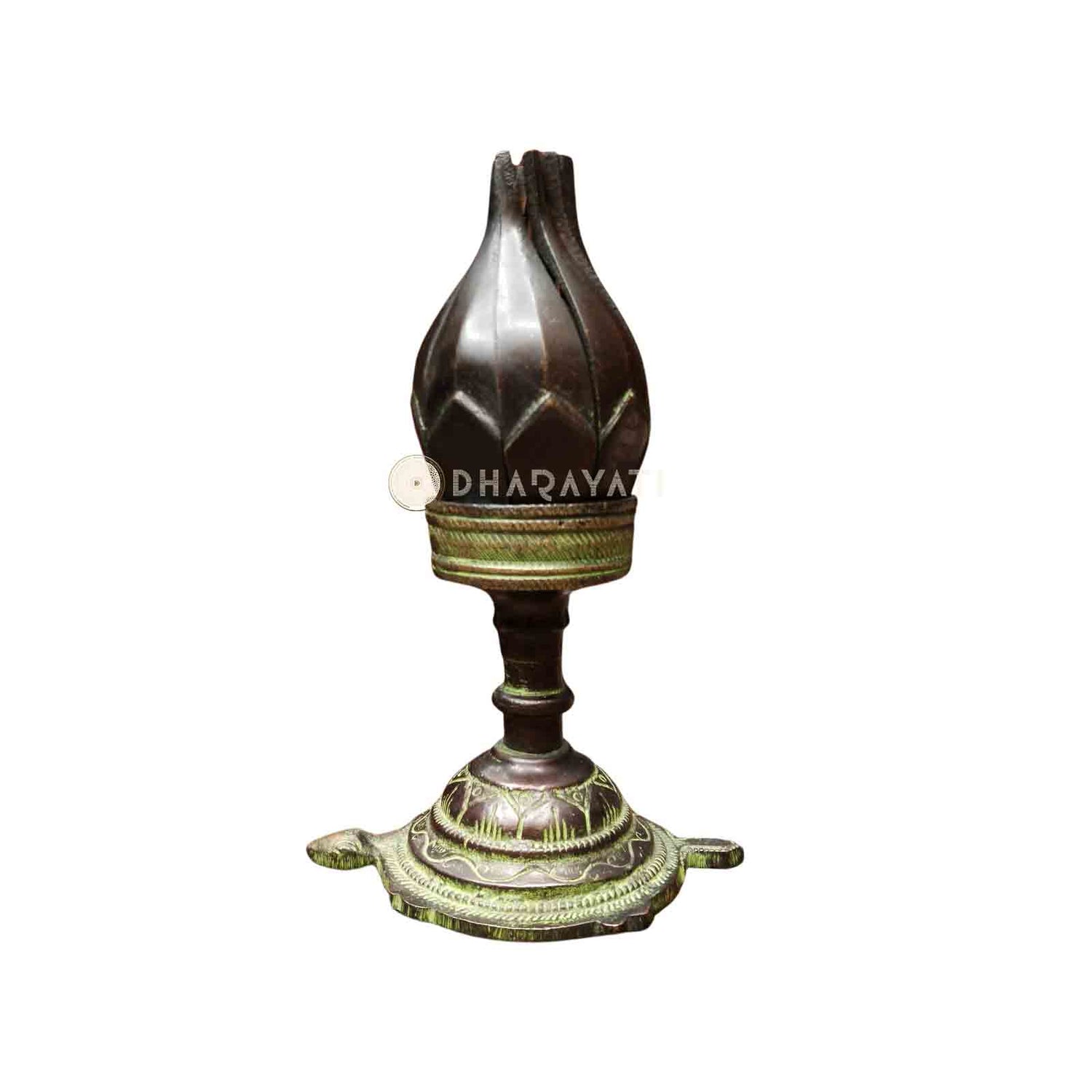 Brass Lotus Dhoop Stand