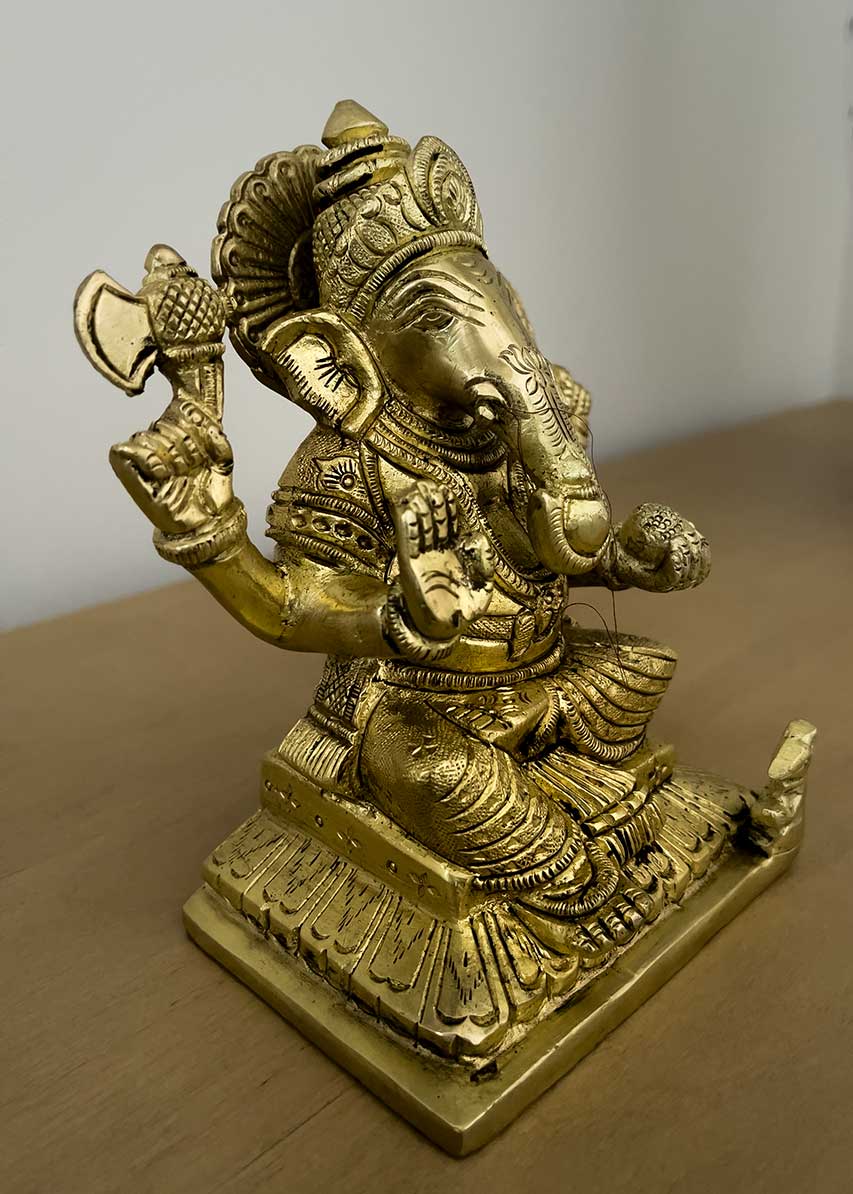 Lord Ganesh Brass hotsell Idol - Siddhi Vinayaka Idol