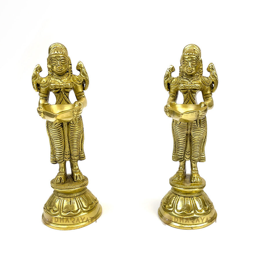 Brass Deep Ladies Set(Deep Lakshmi)