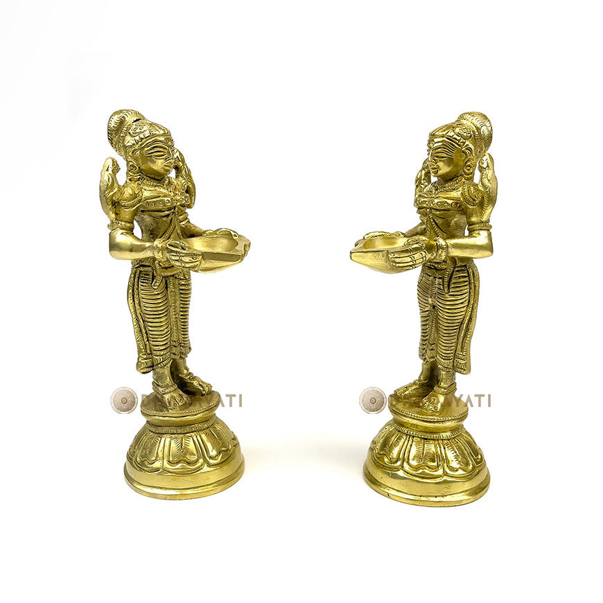 Brass Deep Ladies Set(Deep Lakshmi)