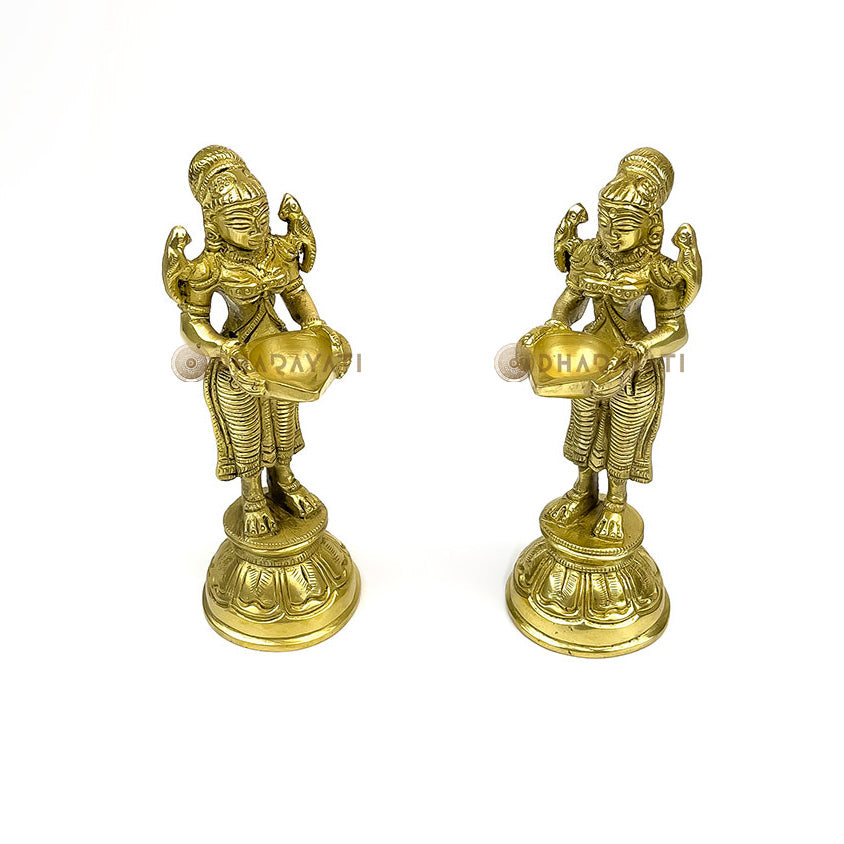 Brass Deep Ladies Set(Deep Lakshmi)