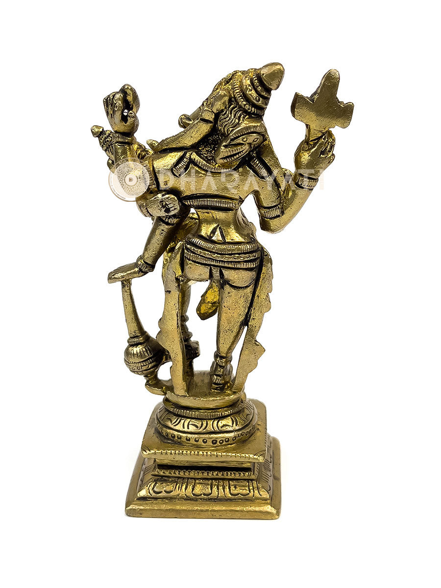 Brass Bhu Varaha Swamy With Lakshmi Devi