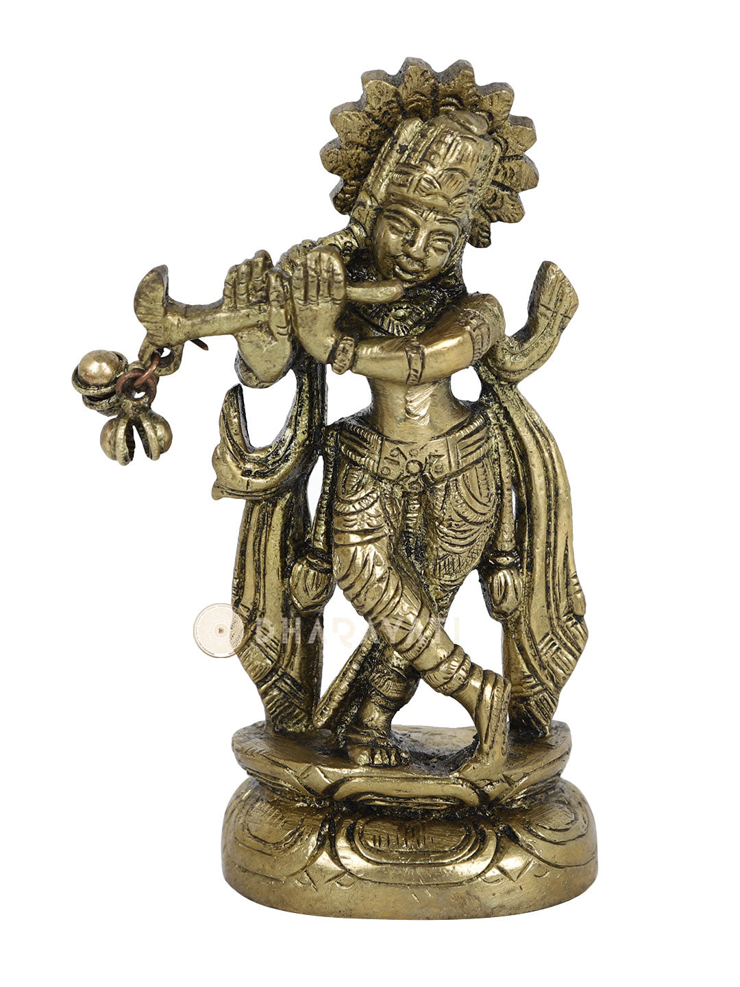 Krishna Decorative Brass Figurine